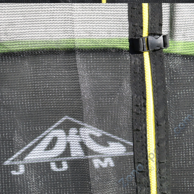 Батут DFC JUMP 12ft c сеткой, цвет green