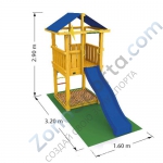 Комплект для сборки Jungle Gym Hut