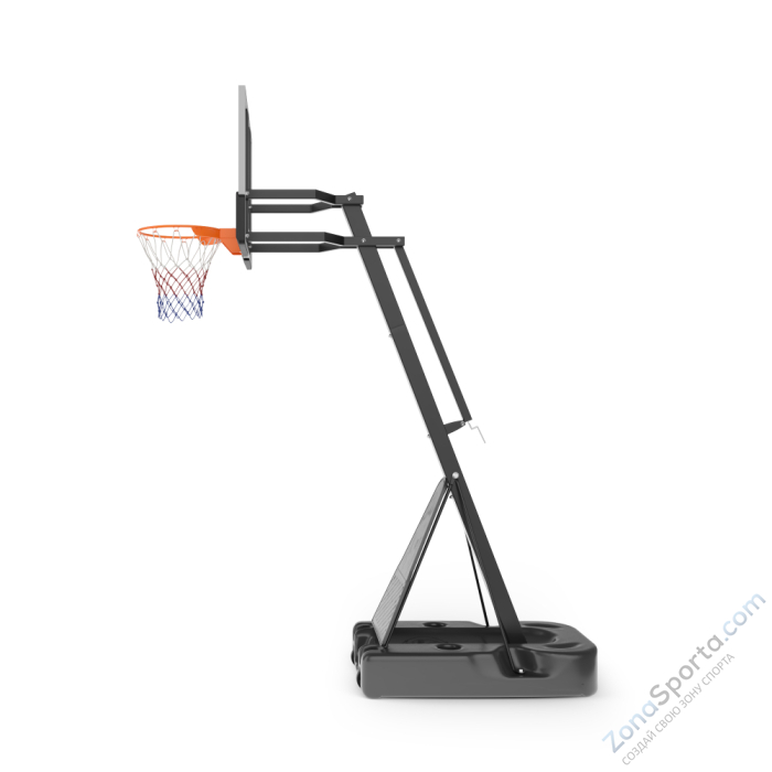 Баскетбольная стойка UNIX Line B-Stand-TG 54x32 R45 H230-305 см BSTS305_54TGBK