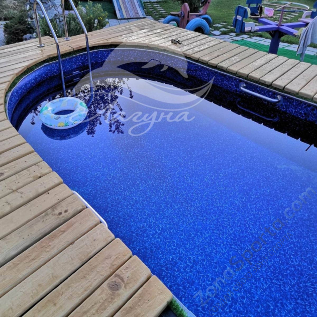 Бассейн Лагуна ТМ567 овальный вкапываемый 4,5 х 2,5 х 1,25 м