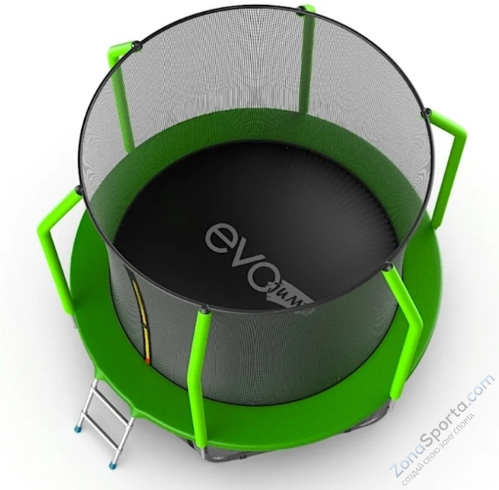 Батут Evo Jump Cosmo 6ft (Green) с нижней сетью