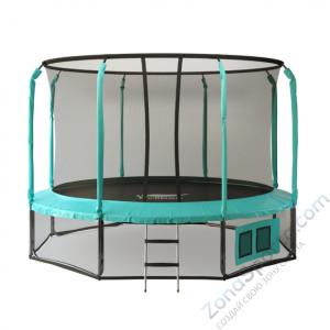 Батут с защитной сеткой Eclipse Space Green 16FT