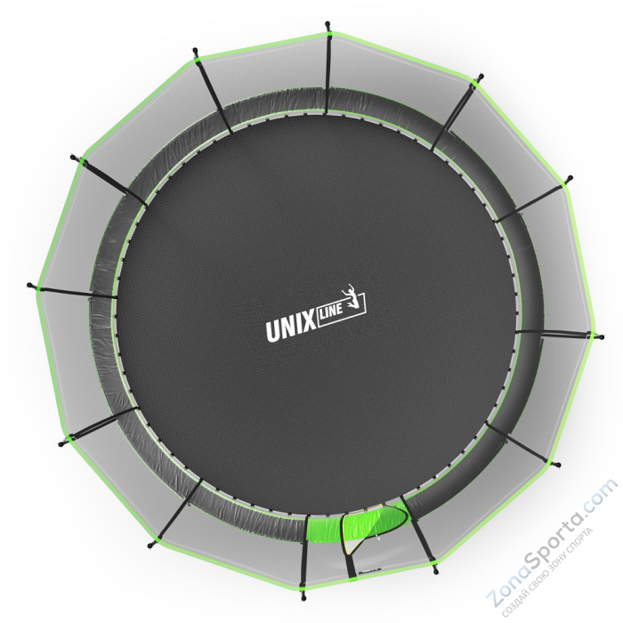 Батут Unix Line 16 ft UFO Green