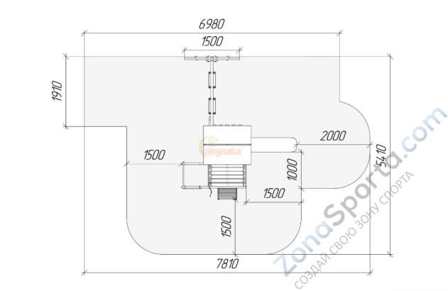 Детская площадка Савушка TooSun (Тусун) 3