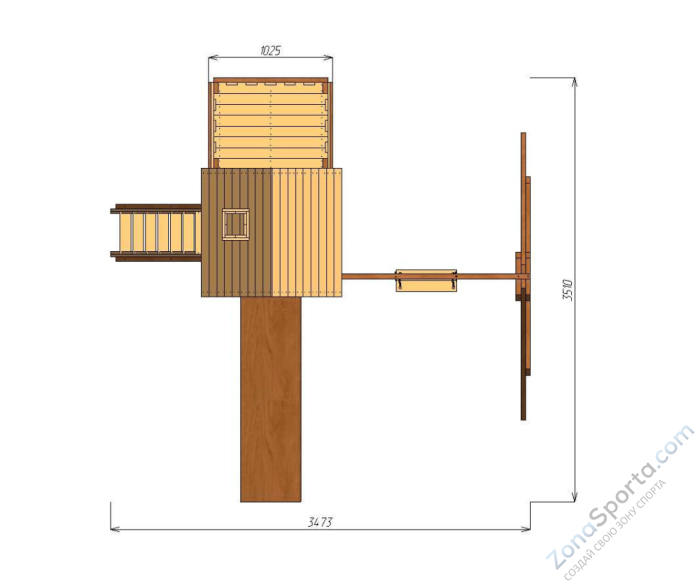 Детский городок Выше Всех Теремок 3