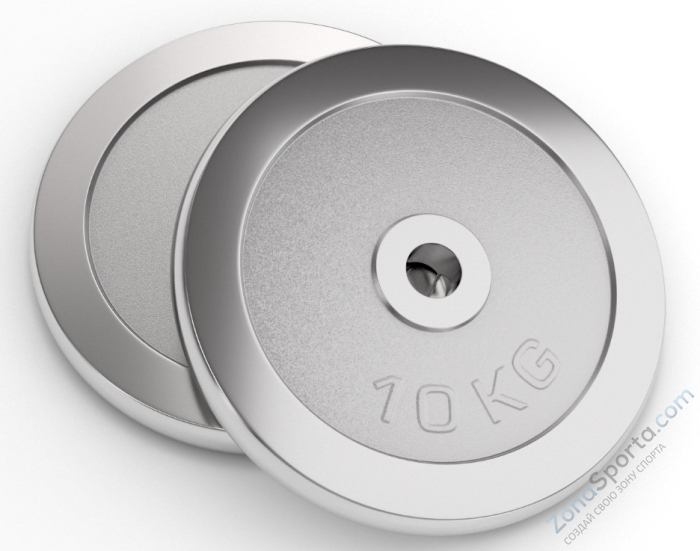 Диск хромированный UNIX Fit 10 кг, 25 мм