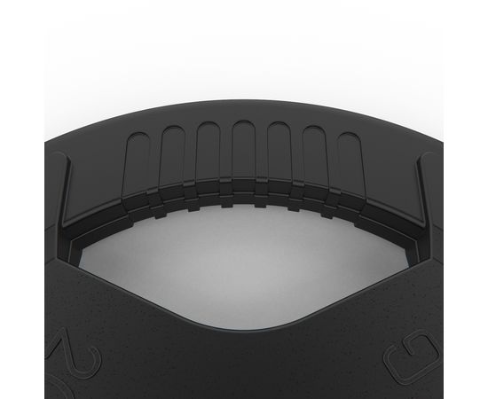 Диск обрезиненный с хватом 20 кг / диаметр 51 мм DFC