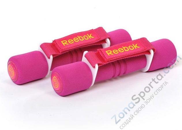  Гантель с мягкими накладками 0,5 кг лиловая (пара) Reebok RAWT-11060MG