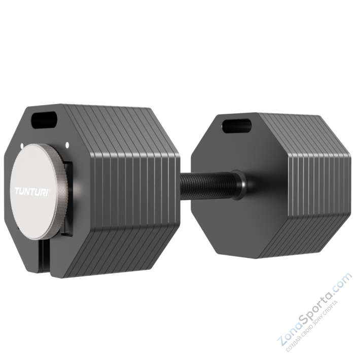 Гантель наборная Tunturi Rapid с быстрой сменой веса, 53 кг