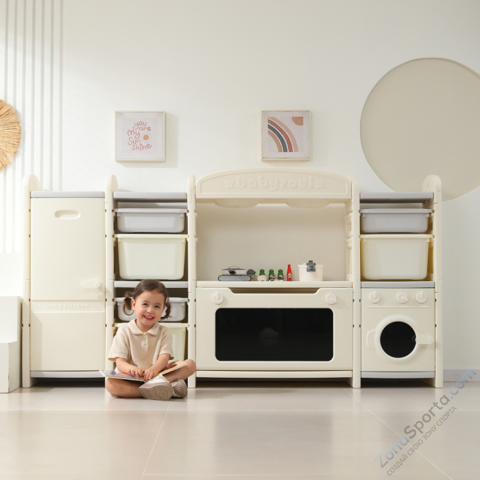 Кухня детская Unix Kids Cook Store 6 Grey