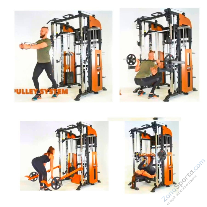 Многофункциональный тренажер с машиной Смита Insight Fitness TS114