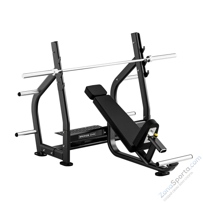 Скамья олимпийская для жима наклонная Bronze Gym RAVE RE56