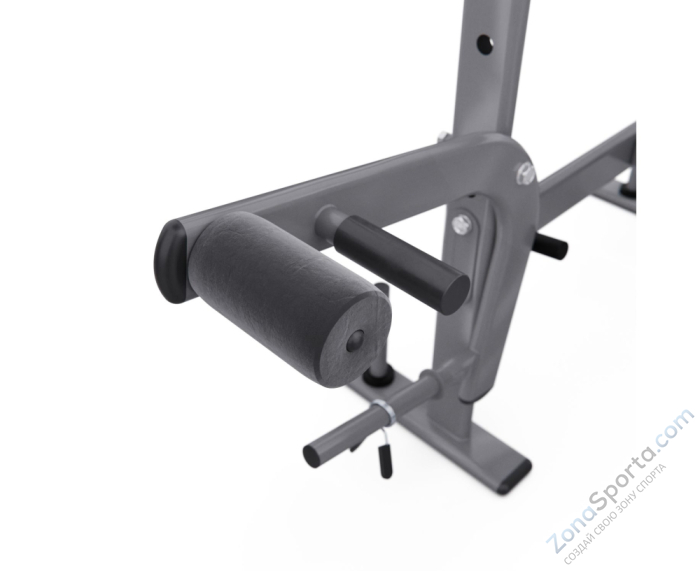 Скамья со стойками под штангу широкий хват, с партой для бицепса DFC D702 PRO